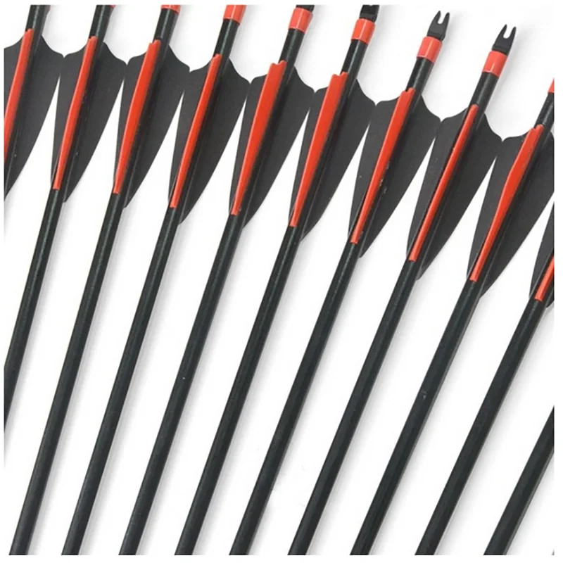 31.5inch Archery Fiberglass Arrow 100 Grain Arrowhead Steel Target Arrow Point Head Black and Red Vanes Feather For Recurve Bow 31.5inch Archery Fiberglass Arrow 100 Grain Arrowhead Steel Target Arrow Point Head Black and Red Vanes Feather For Recurve Bow