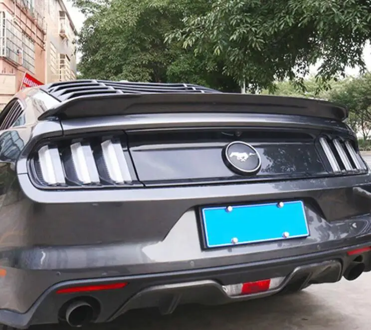 Для Mustang спойлер- Усть GT ABS Материал заднее крыло автомобиля побега праймер цвет задний спойлер для Ford Mustang спойлер