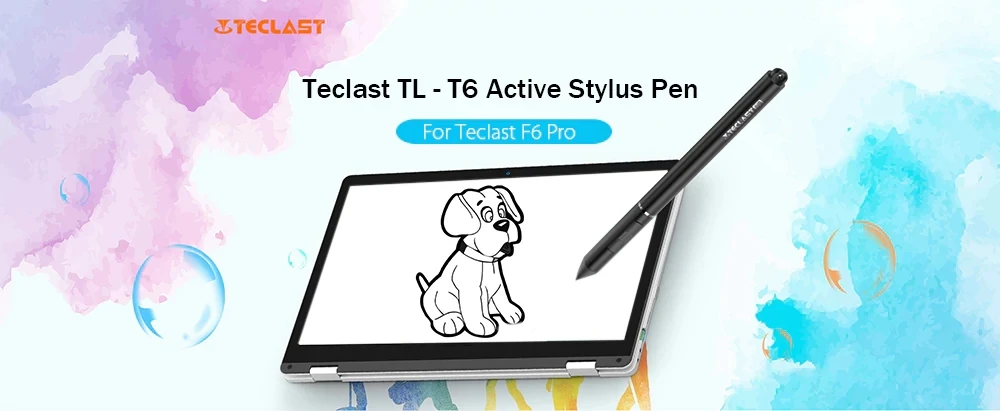 Teclast TL-T6 Active Стилус черный Алюминий сплав Teclast F6 Pro/F5 ноутбук Teclast X6 Pro/X4 первоначально стилус