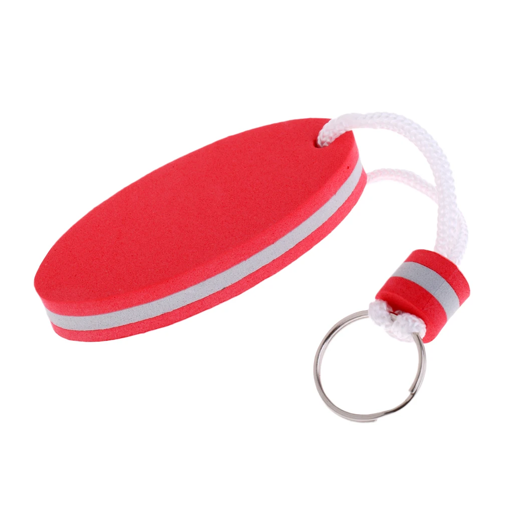Oval Shaped EVA Foam Floating Key Ring Boat Keychain Kayak Canoe Accessories Water Sports Whitewater Rafting Canoeing Sailing
