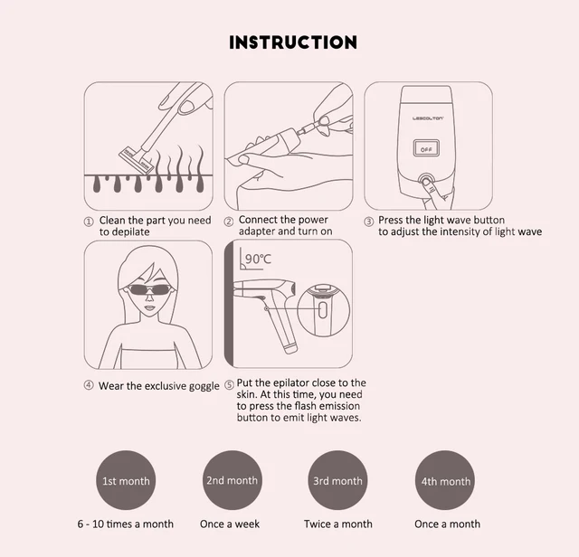 Lescolton T006i  2 in 1 Electric Epilator Laser Hair Removal Machine Permanent Laser Epilator LED Display Hair Removal