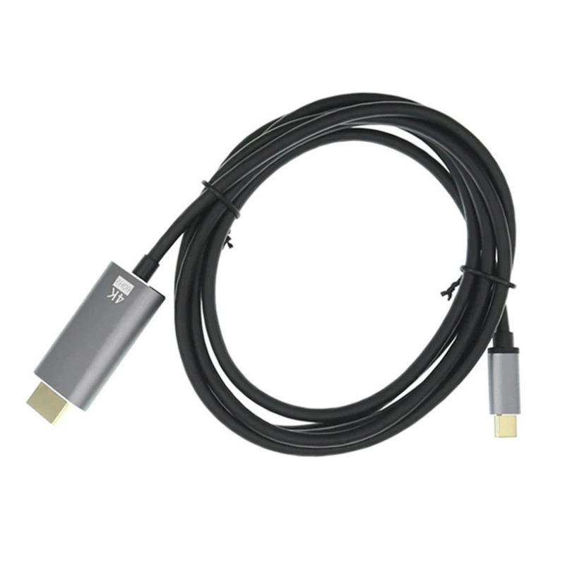 1 8 м Длина Usb 3 C type штекер 4K 60Hz Hdmi 2 0 Hd кабель переходник для телевизора Macbook Phone Tablet
