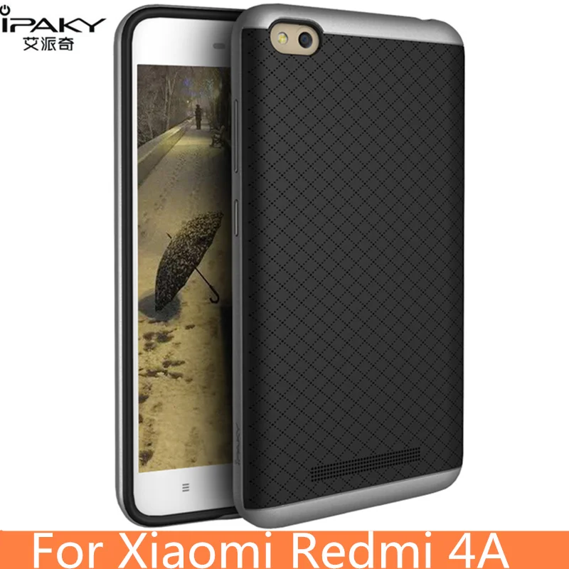 Чехол для Xiaomi Redmi 4A оригинальный бренд iPaky силиконовый поликарбонатный гибридный