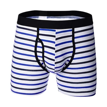

Comfortable Panties Hot Sale Men Male Underwear Men's Boxer Underwear Sexy Striped Cotton Man Underwear Boxer Fringe Underpants