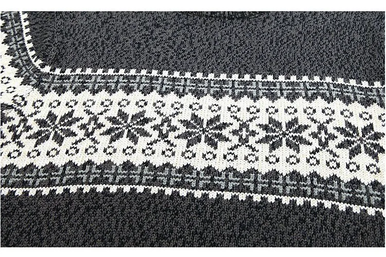  Aolamegs Men Sweater Winter Snow Knitting Christmas Sweater Pullover Fashion Casual Long Sleeve Sweter Hombre Plus Size M-XXXL (8)