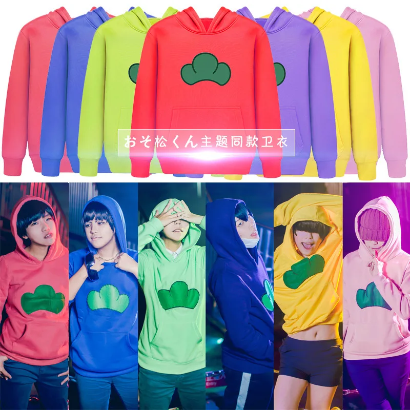 Толстовки с капюшоном для косплея аниме Osomatsu san свитшоты куртки мужчин и женщин