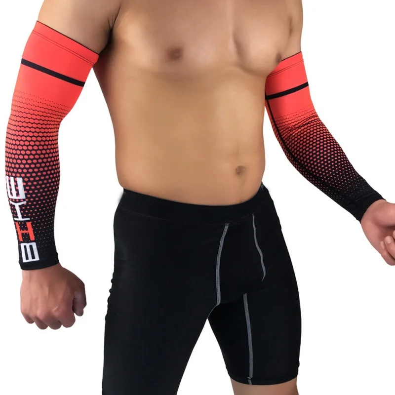 

Men Arm Sleeve Camping Hoses Volleyball Cuffs Running Baseball Golf Anti-UV Arm Cover Sports Sunscreen Cycling Sleeves Armlets