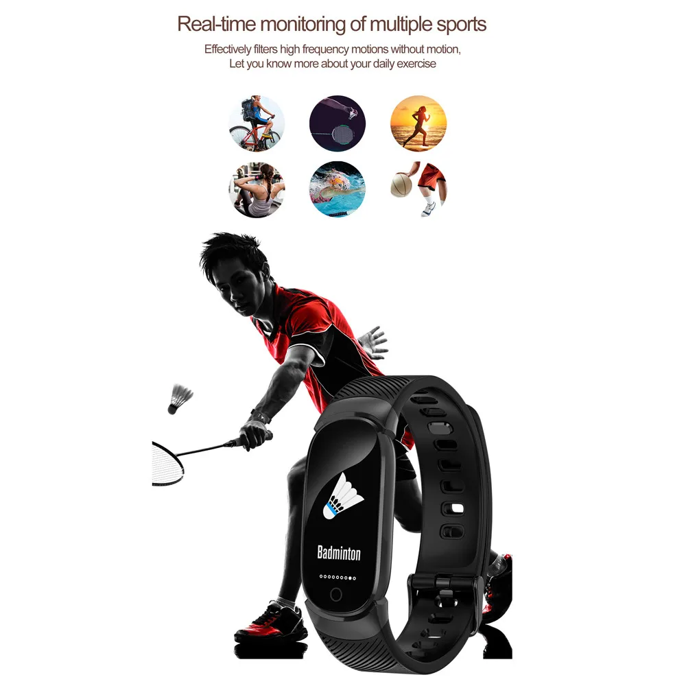 QW16 Смарт-часы Новые спортивные фитнес-трекер сердечного ритма кровяное давление, умные часы Android Smartband Feminino Relogio