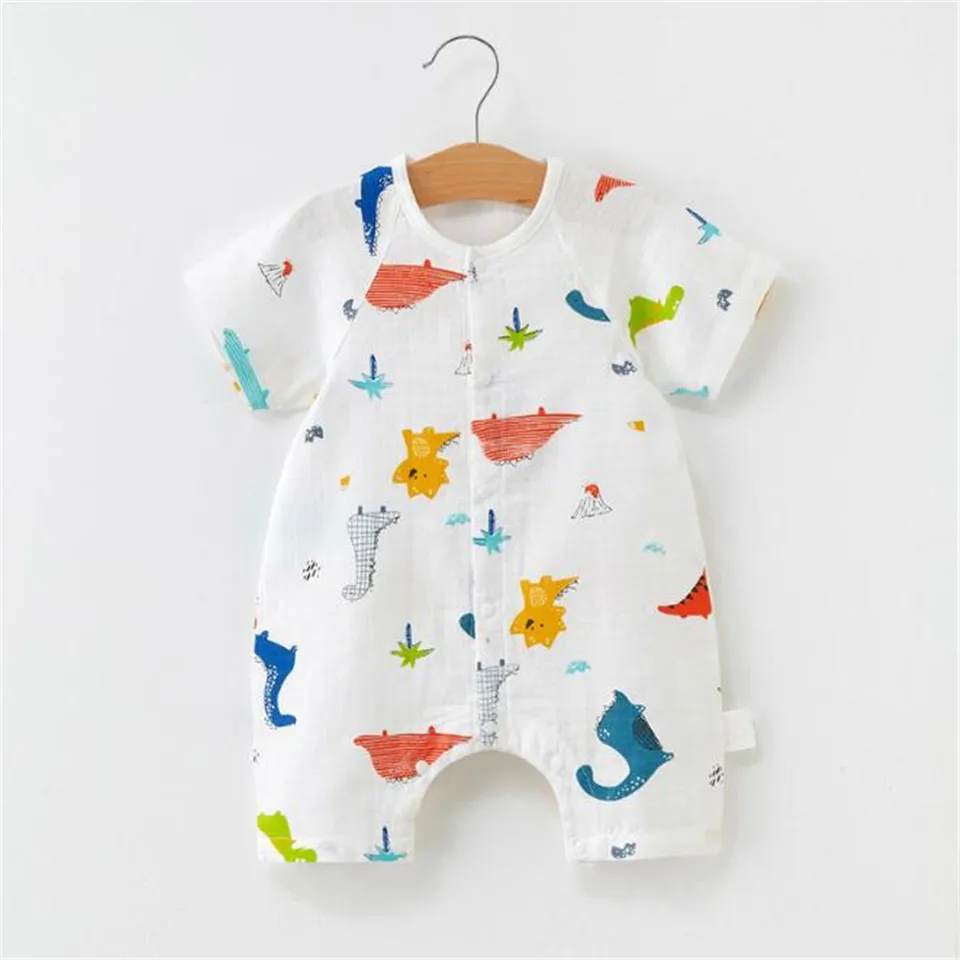 baby boy muslin romper
