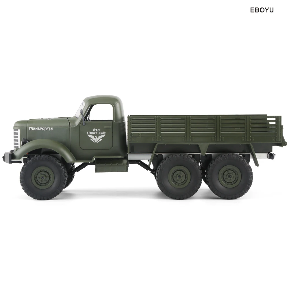 JJRC Q60/JJRC Q61 1/16 RC грузовик 2,4G 6WD/4WD RC внедорожный гусеничный военный грузовик армейский автомобиль Детский подарок детские игрушки для мальчиков RTR