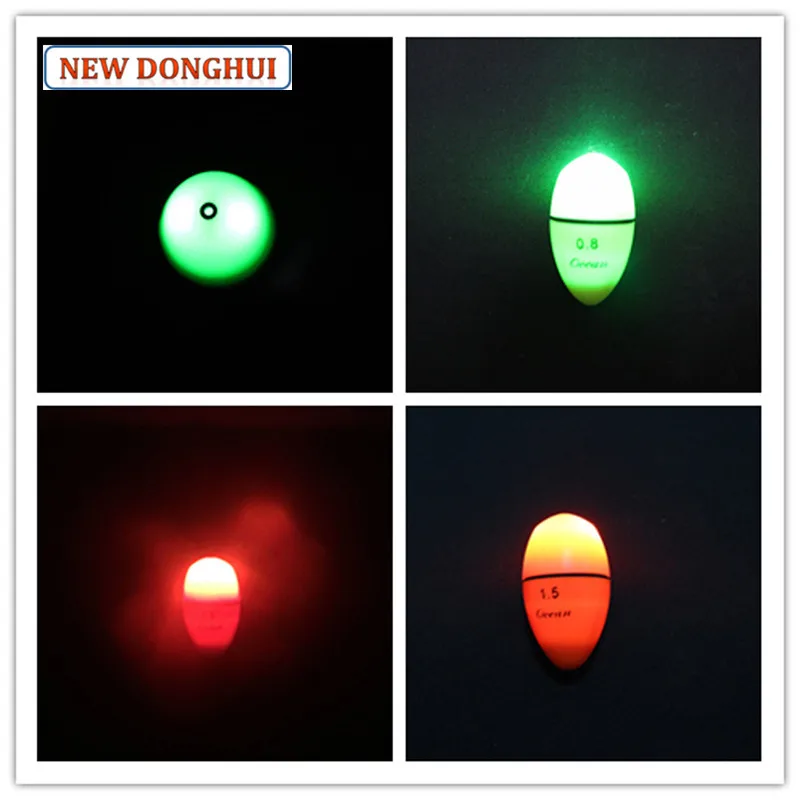 Newdonghui 2X 2017 Новый жесткий пластмассовый латунный электронный поплавок светящийся