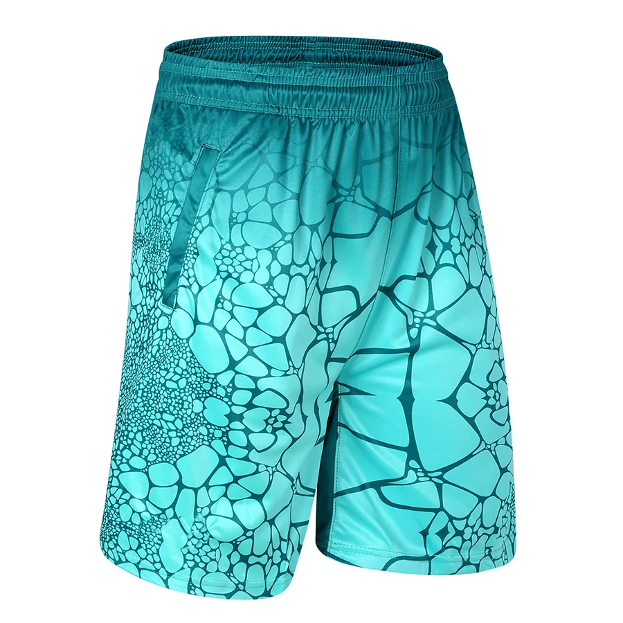 High Quality 2017 Men Casual Shorts Polyester Digital Print Man Bermuda Shorts With Zipper Pocket Knee Length Trousers Male