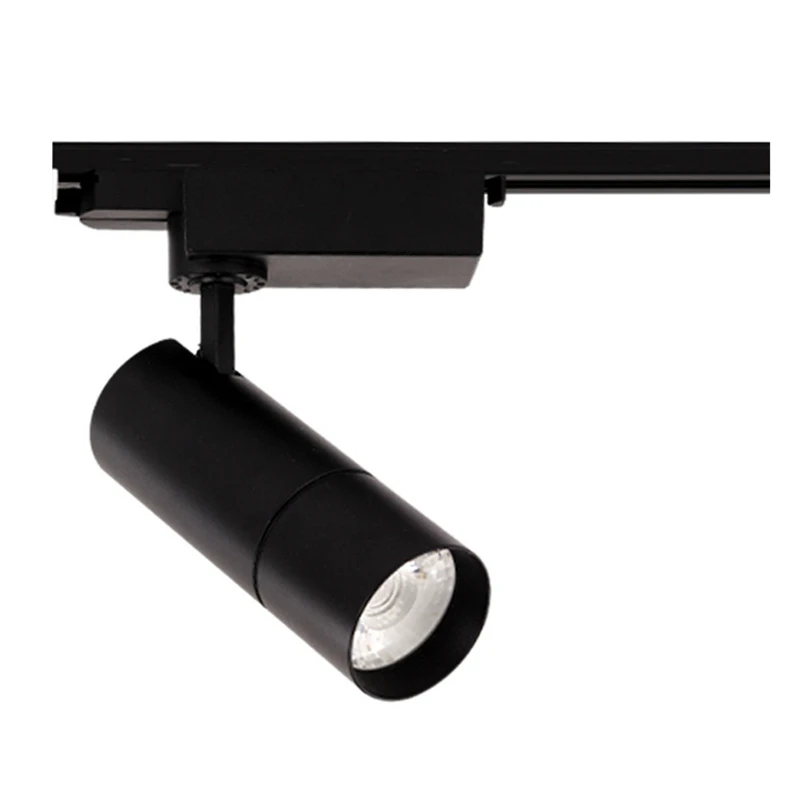 LukLoy 20 °/30 ° угол луча трек прожектор магазин одежды Светодиодный место на рельсе огни регулируемое освещение направление выставочная лампа