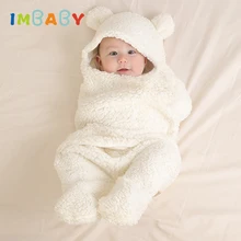 IMBABY слипы для новорожденных, банный халат, пижама, bebe, мягкие пеленки для новорожденных, хлопок, пижамы, теплые спальные принадлежности для младенцев