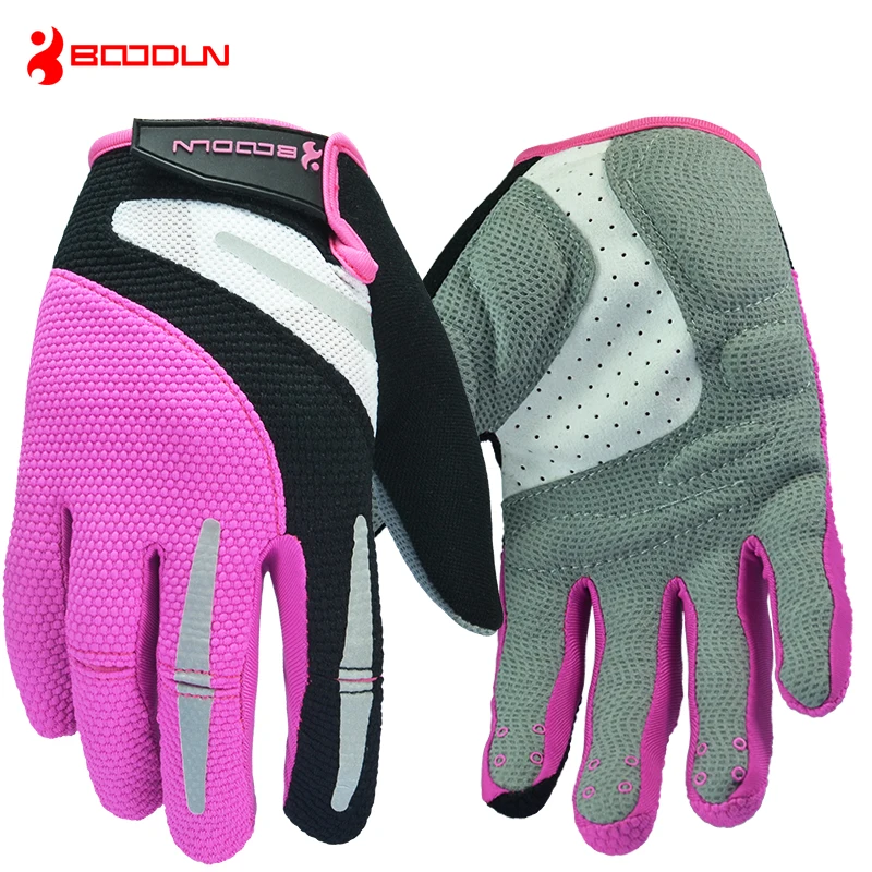 Boodun Winter Full Finger Cycling font b Gloves b font Women Bicycle Sports font b Gloves