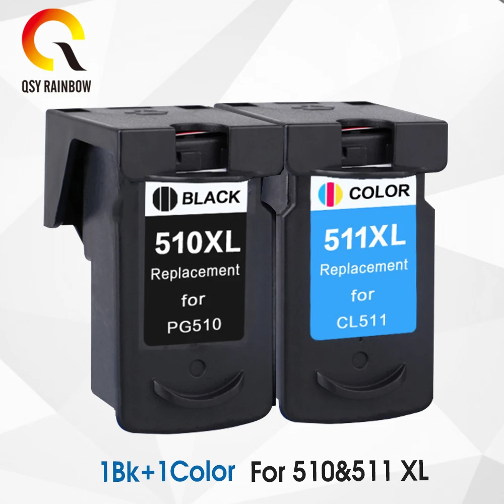 QSYRAINBOW совместимый 510XL картридж для Canon PG510 PG-510 PG 510 Pixma MP240 MP250 MP260 MP270 MP280 | Компьютеры