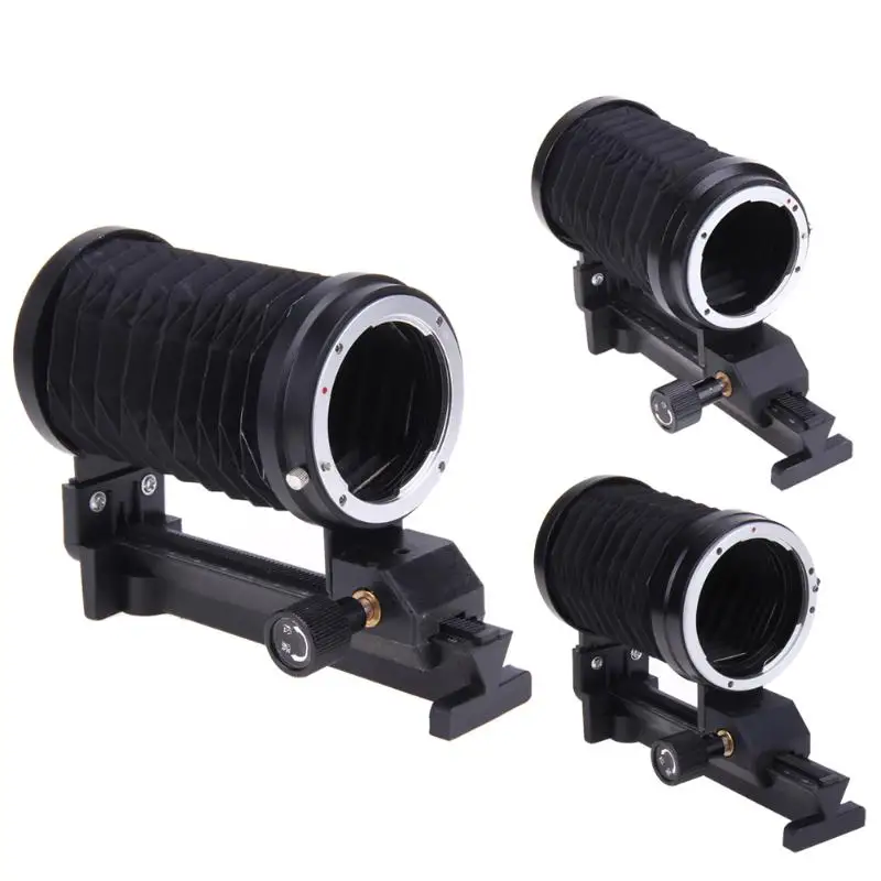

vanpower 222g Black Single Macro Extension Bellows Tube Lens Mount for Nikon/Canon/PK Mount Camera 5D III 70D 700D 1100D