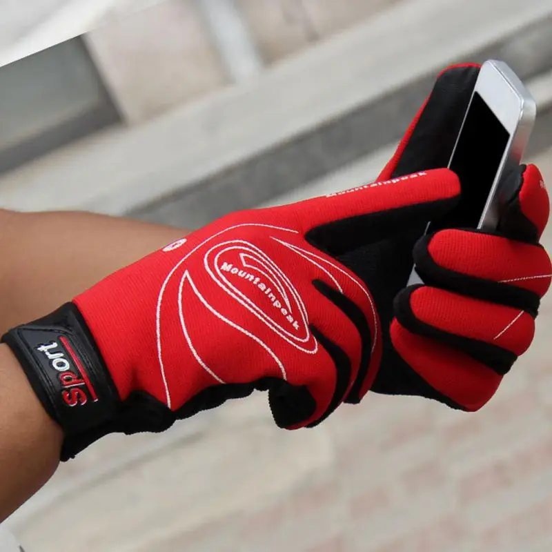 Осенне-зимние ветрозащитные теплые велосипедные перчатки спортивные перчатки с сенсорным экраном мужские и женские кожаные перчатки высокого качества
