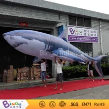 hanging inflatable shark for sea occean theme decoration/for events with mini blower BG-A1186 toy tents