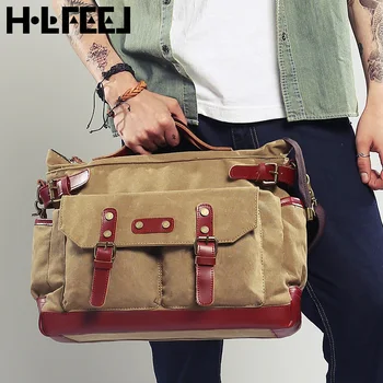 

2019 FREE SHIPPING fashion male canvas casual travel men's bags big shoulder portable cross-body handbags for men