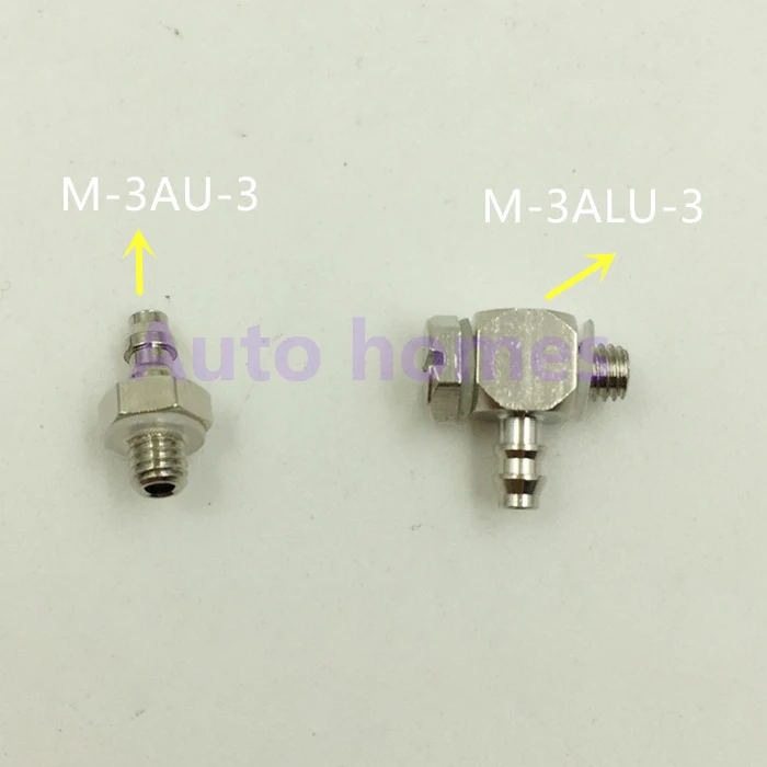 

10pcs/lot M-3ALU-4/M-5AU-4 M3/M4/M5 Elbow Pneumatic Pipe Air Fitting Quick Fitting Mini Connector