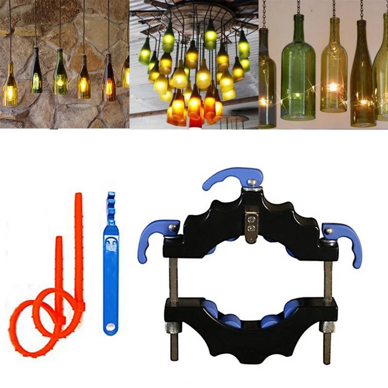 1set Wine Beer Glass Bottle Cutter Tool Craft Cutting Kit Jar Machine Adjustable DIY