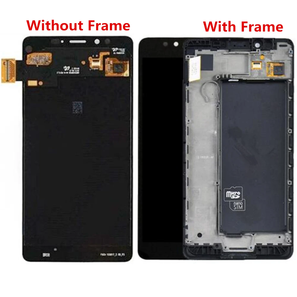 

For Microsoft Lumia 950 LCD LCD Screen and Digitizer Assembly With Front Frame Replacement!!(Black)
