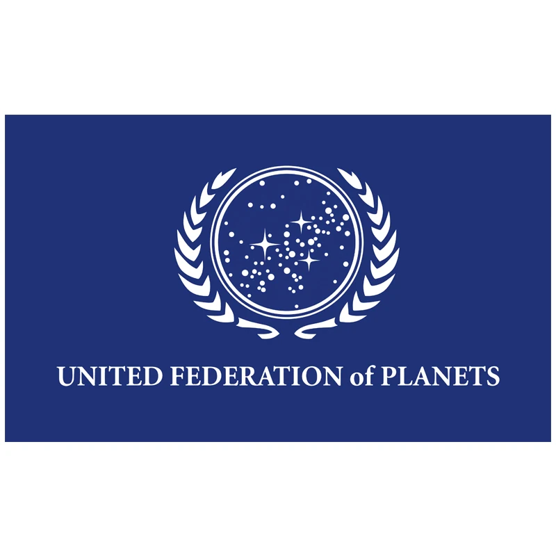 Free Shipping xvggdg Polyester Flag 3x5ft Star Trek United Federation Of Planets Flag Fans Party Cosplay Banner
Free Shipping xvggdg Polyester Flag 3x5ft Star Trek United Federation Of Planets Flag Fans Party Cosplay Banner