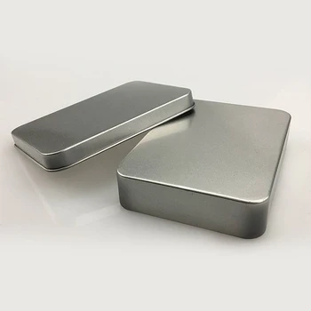 

Small Metal Tin Silver Flip Storage Box Candy Case Organizer For Money Coin Candy Key Portable Mini Tin Box Container