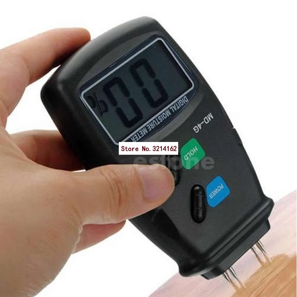 

Wood moisture meter paper cardboard timber humidity meter hygrometer moisture analyzer vochtmeter damp meter Range:5%-40% 07NOV