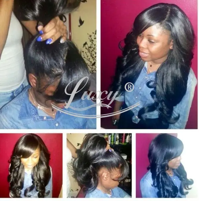 

Glueless Full Lace Wigs For Black Women 130 Density Full Lace Wig Virgin Brazilian Body Wave Human Hair Wigs/Lace Front Wig