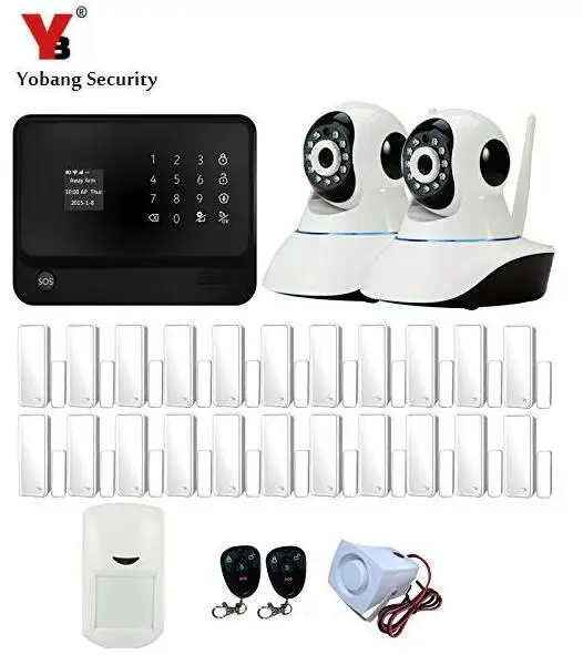 YoBang Security Smart Home Intruder Security Wireless Alarm System Android IOS APP Control PIR Motion Sensor WIFI IP Camera . YoBang Security Smart Home Intruder Security Wireless Alarm System Android IOS APP Control PIR Motion Sensor WIFI IP Camera .