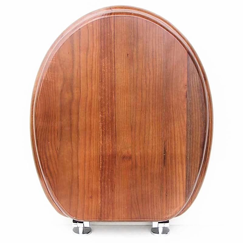 Solid wood O shaped type toilet seats,Universal SlowClose toilet seats