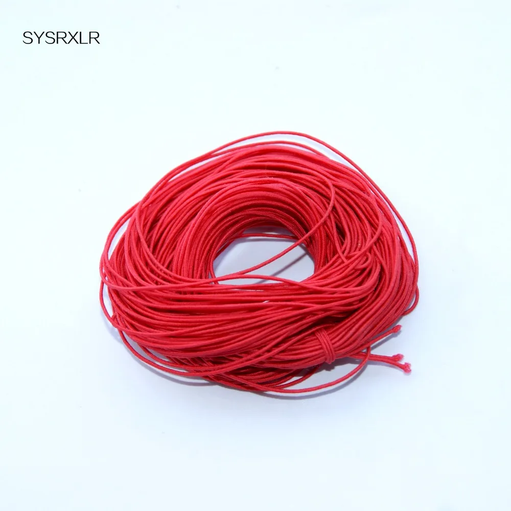 Эластичные бусины стрейч для браслета 9 цветов 25 метров 0 6 мм|beading elastic|cord stringrope bead |
