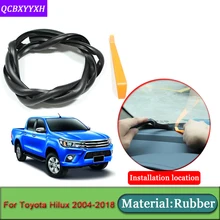Авто-Стайлинг для Toyota Hilux sw4 Hilux VIGO 2004- анти-звуконепроницаемые не пропускающие шума Пылезащитная Резина приборной панели автомобиля лобового стекла автомобиля уплотнительные ленты