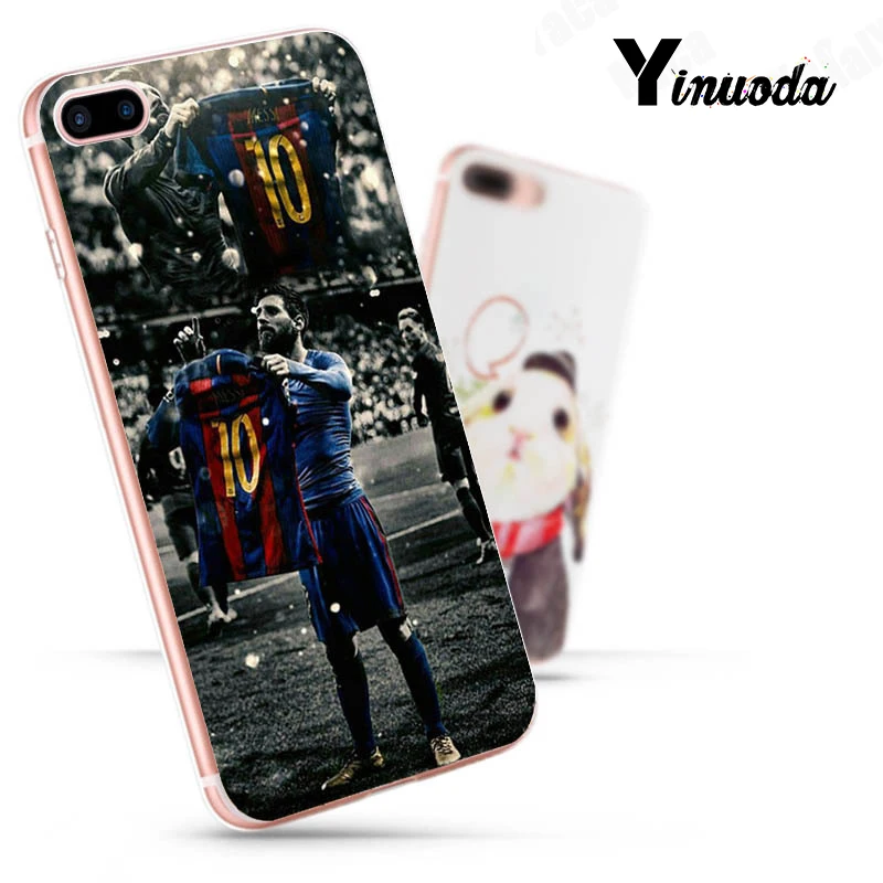 Yinuoda Lionel Messi Уникальный дизайн новейший модный чехол для телефона для iPhone 8 7 6 6S Plus X 10 5 5S SE XR XS MAX