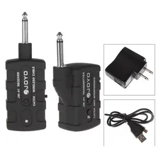 JOYO JW-01 Digital Bass Guitar Wireless Transmitter Receiver 2.4GHZ 4 Channels Anti-interference+5v DC Power+USB Cable+Battery