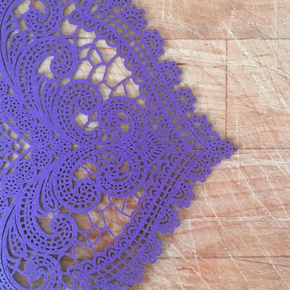 Purple Wedding Invitation
