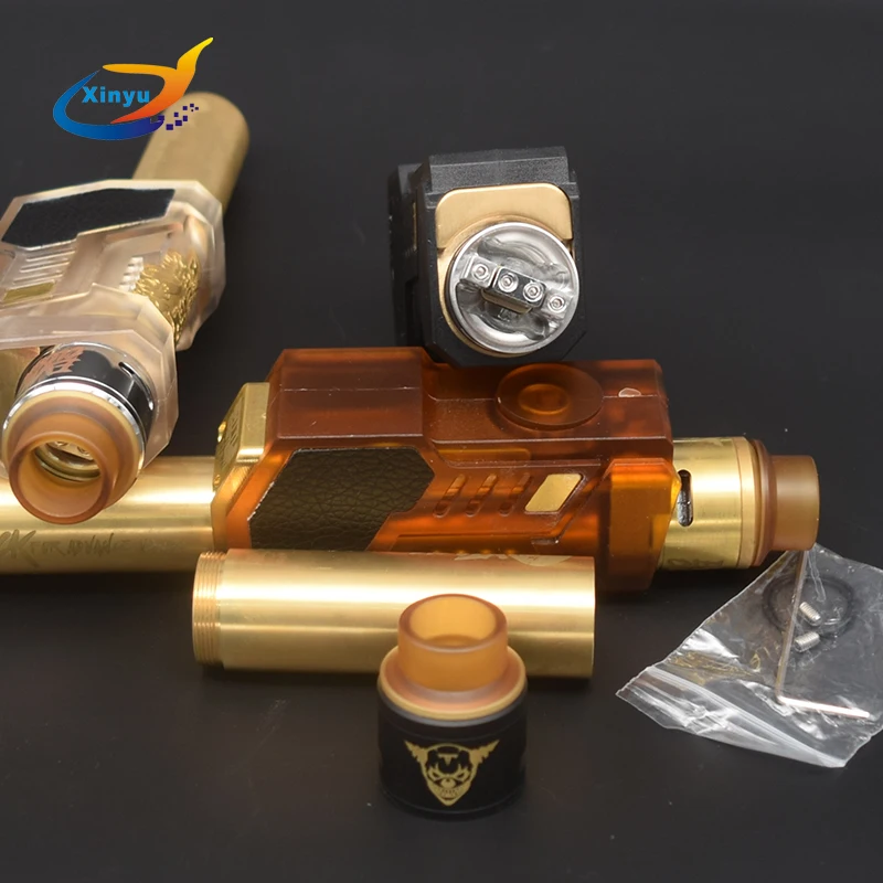  Newest arrive Tower tube mod V2 kit Mechanical Double 18650 Battery 510Thread Mech MOD For VAPE Vap