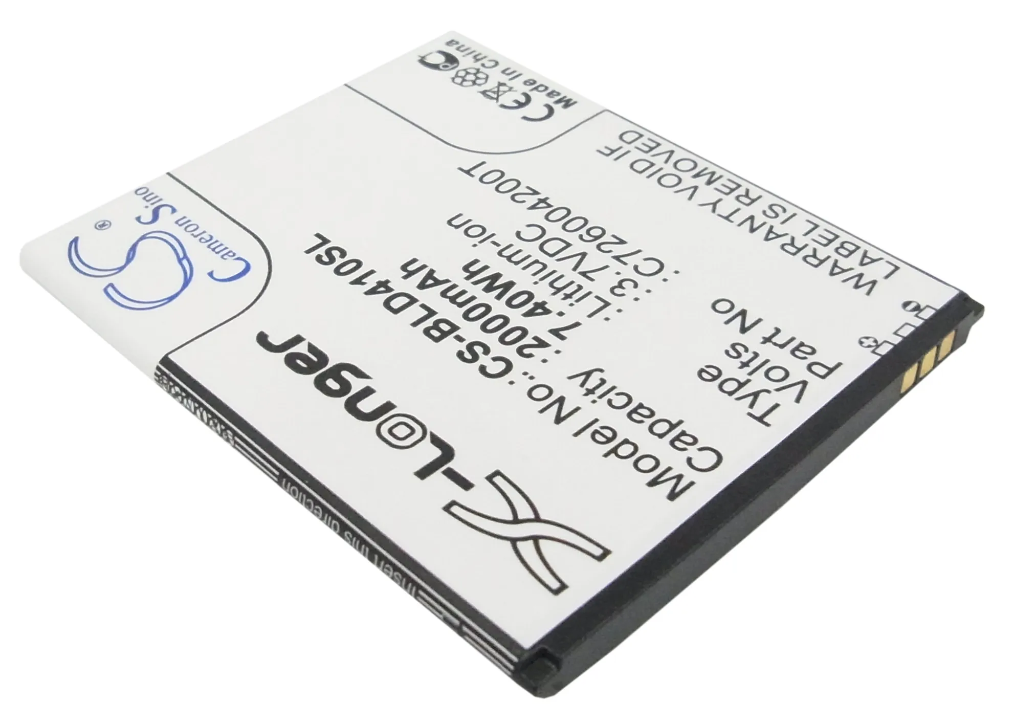 Аккумулятор Cameron Sino 2000mAh C726004200T для BLU D410 D410a D410i D412L D412u Dash 5 0|2000mah battery|cameron sinobattery 2000mah