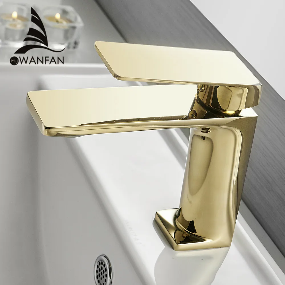 Preise Becken Wasserhahn Bad Waschbecken Gold Wasserhahn Einzigen Griff Loch Wasserhahn Becken Wasserhähne Grifo Lavabo Waschen Heißer Kalt Mischbatterie Kran 9922K