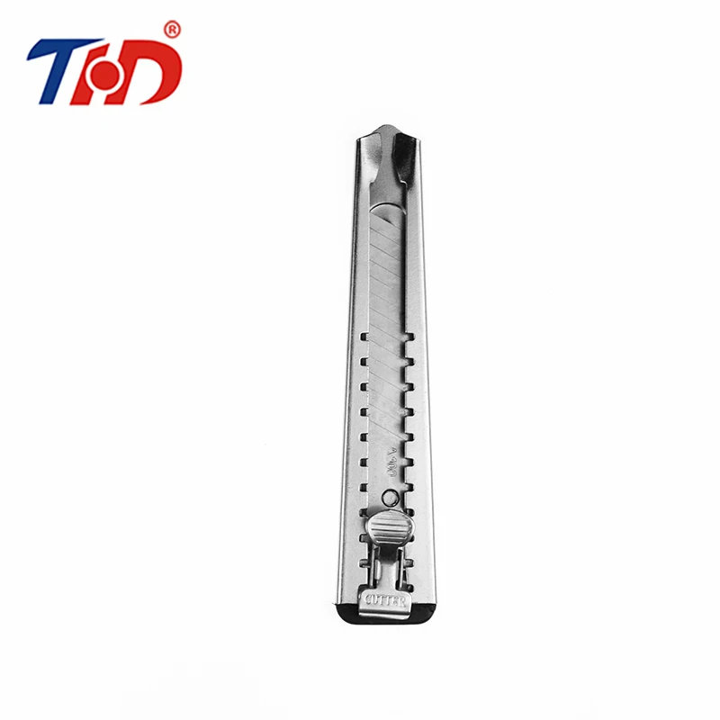 

THD 1PC 5.9 Inches Metal Stationery Knife Paper Model Cutter Razor 18mm Width Blades Knife School Chancery Utility Knife Cutter