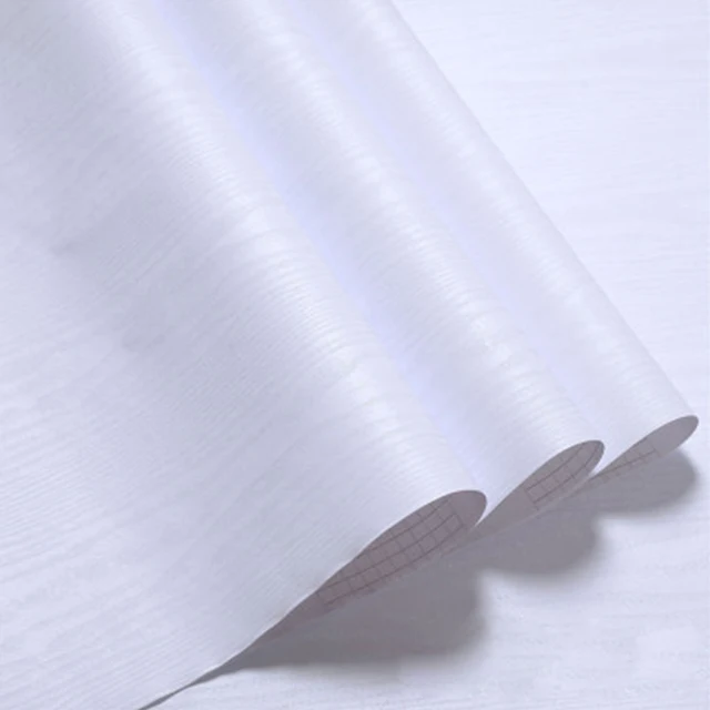 Новая одноцветная самоклеящаяся виниловая обои для гостиной мебель для кухни шкафа водостойкие наклейки из ПВХ мраморная контактная бумага - Цвет: Wood White