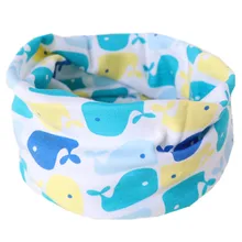 Осенне-зимний хлопковый детский шарф, детский шарф, шарфы для мальчиков и девочек, детский воротник с круглым вырезом, волшебный шейный платок