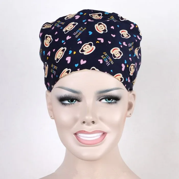 New Medical Suit Hospital Surgical Cap Medical Caps Scrub for Women