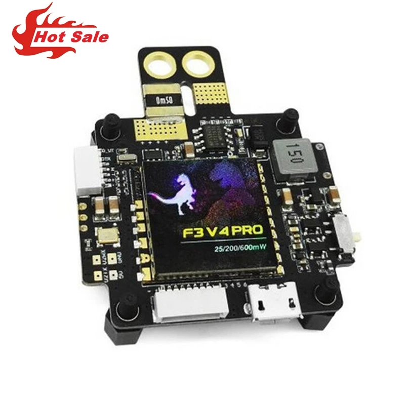 

F3 V4 Flight Control AIO 25mW/200mW/600mW Switchable OSD BEC PDB Current Sensor Transmitter For RC Multicopter Part