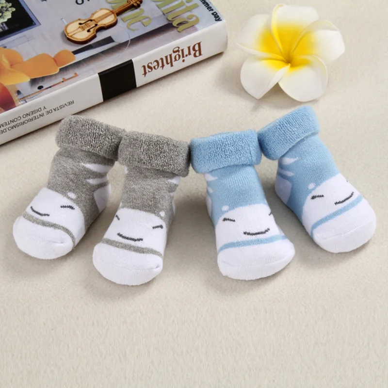 4 Pcs Thick Winter Baby Socks For Boys Girls Cotton Warm Infant Socks Bow Bear Newborn Baby Socks Cute New Baby Boys Clothing (19)