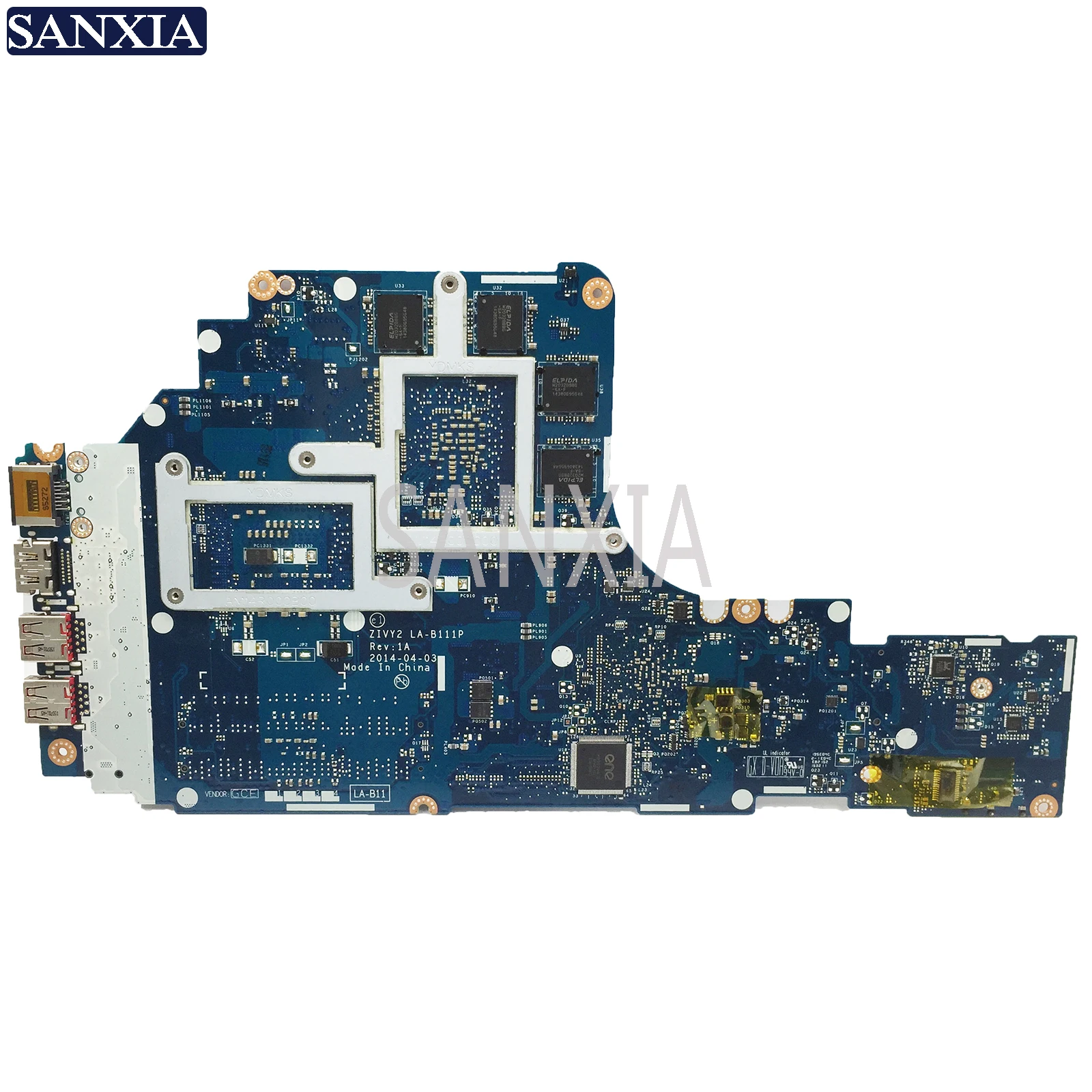 Placa base para ordenador portátil KEFU LA-B111P para Lenovo Y50-70 original I7-4720HQ/4710HQ GTX860M-4G