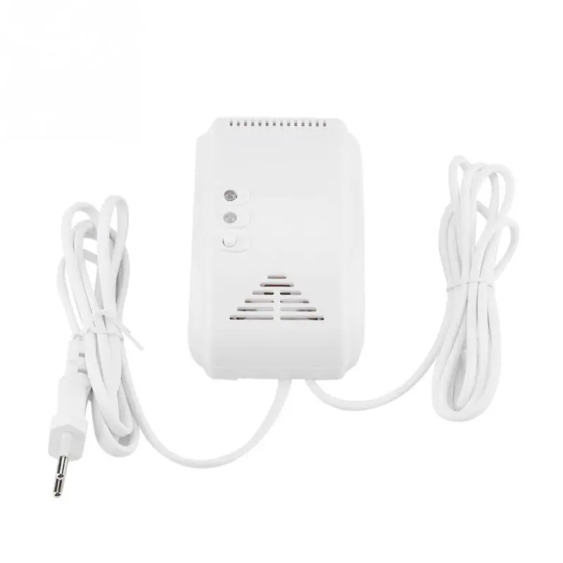 

LED Digital Display Voice Gas Alarm System Household Natural Gas LPG Leakage Detector Sensor With Solenoid Valve EU US Plug