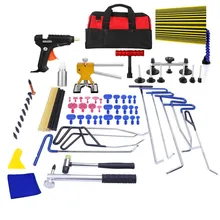 PDR Tools Hooks Spring Steel Push Rods Dent Removal Car Dent Repair Car Body Repair Kit Paintless Dent Repair Tool Kit